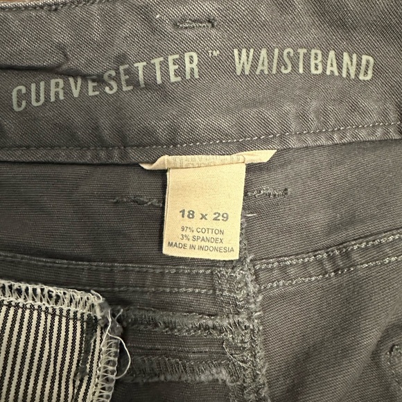 Duluth 18x29 slim fire hose pants in grey. - Picture 4 of 6